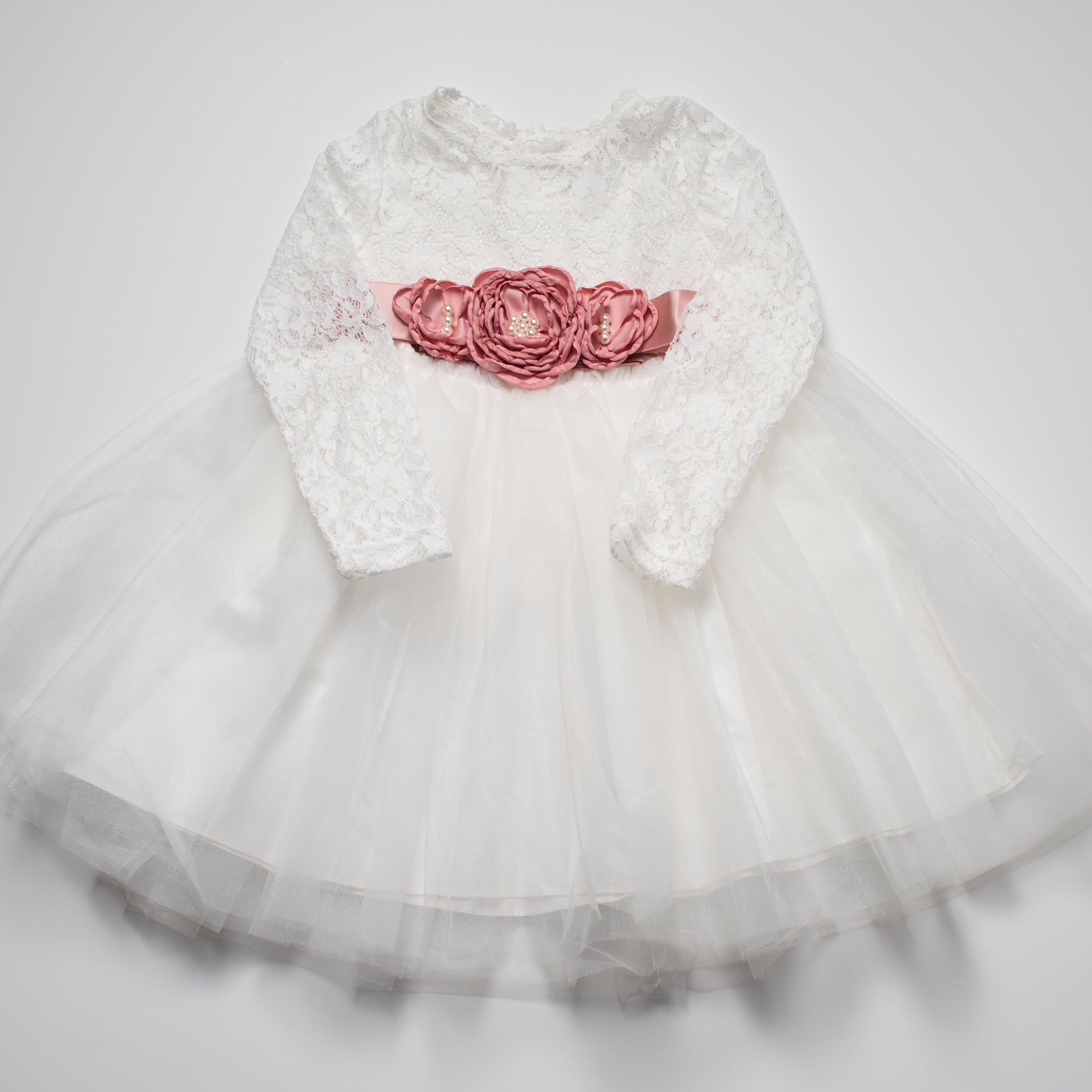 flower girl dresses mauve color