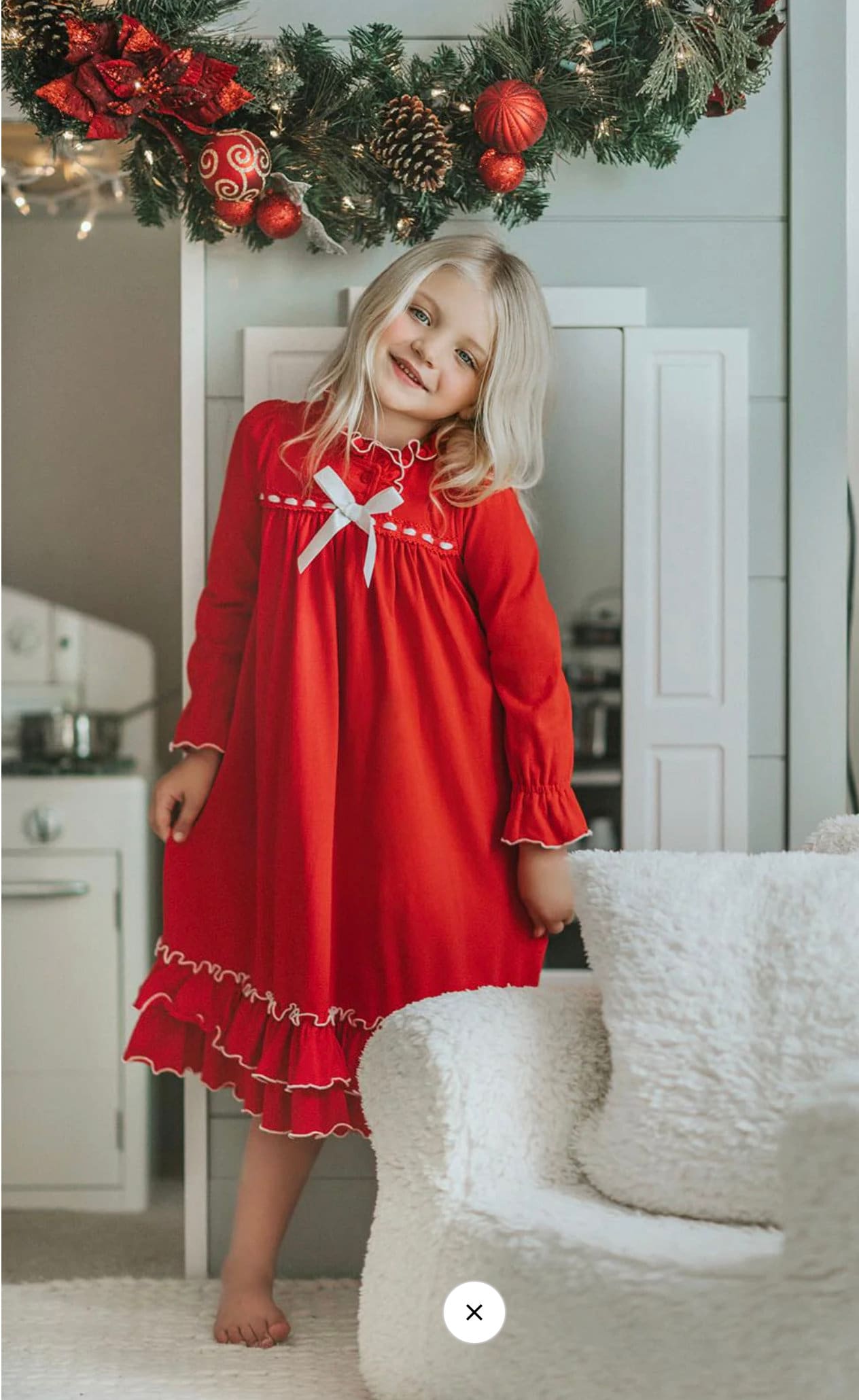 Xmas Nightgown Etsy