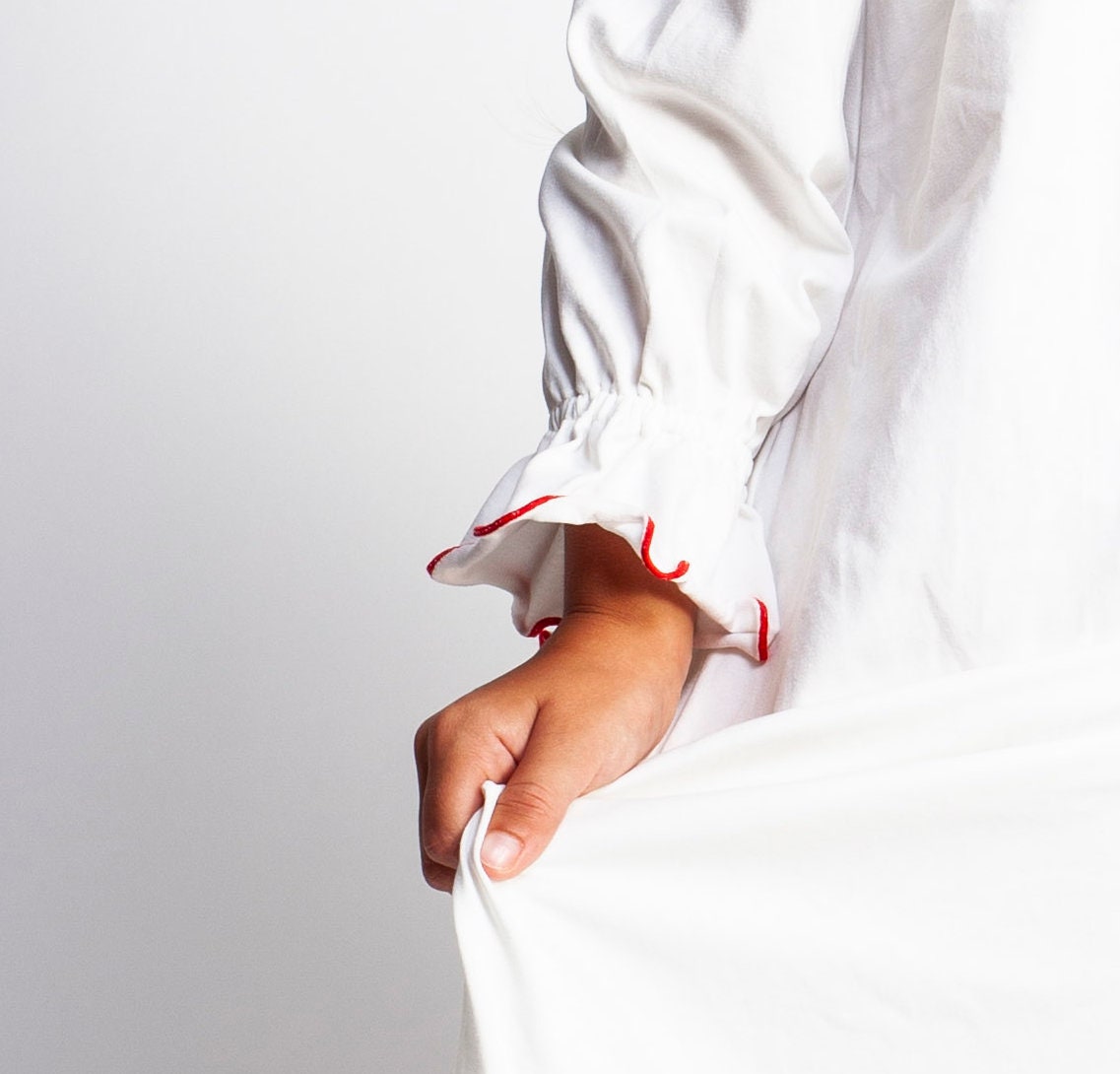 Long Sleeve Clara NightgownChristmas PajamasLong Sleeve Etsy