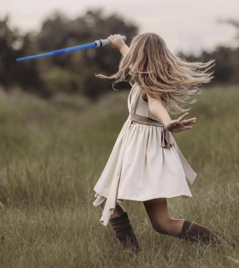Costume Carnevale Bambina Rey Star Wars The Force Awakens – Taglia 4T - 2