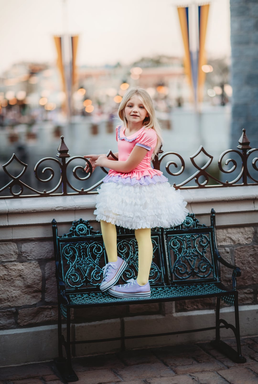 Daisy Duck Dress,disney Cosplay,girls Disney World Dress