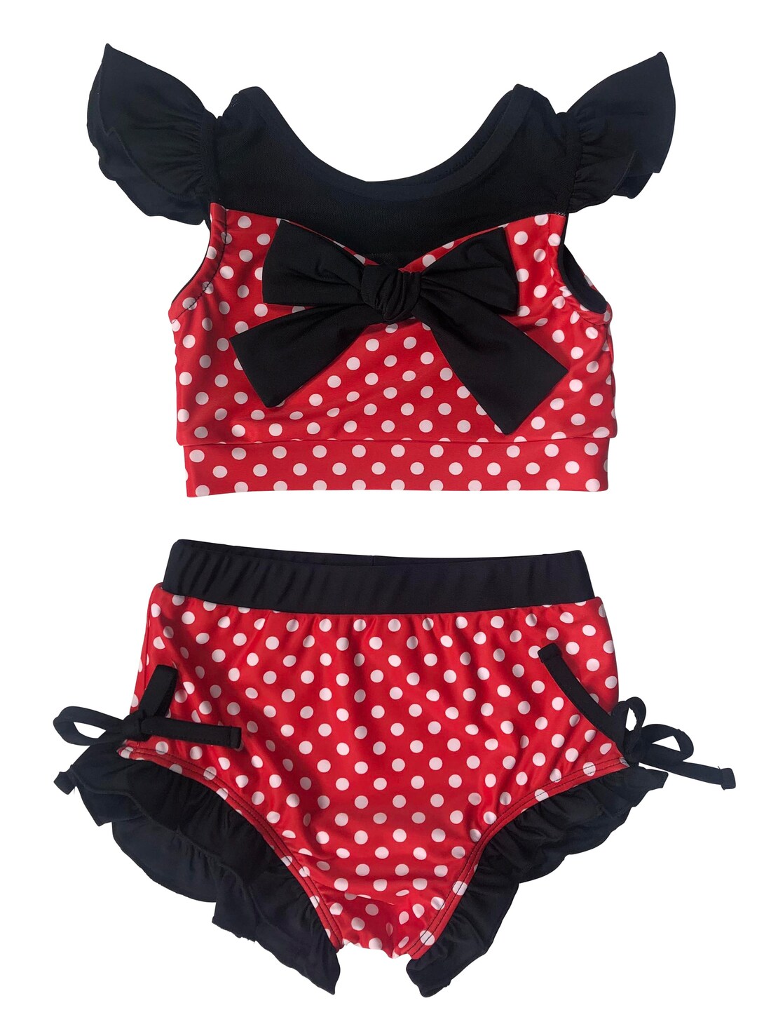THE ORIGINAL Minnie Mouse Bathing Suit,girls Swimsuit,toddler Swimming ...