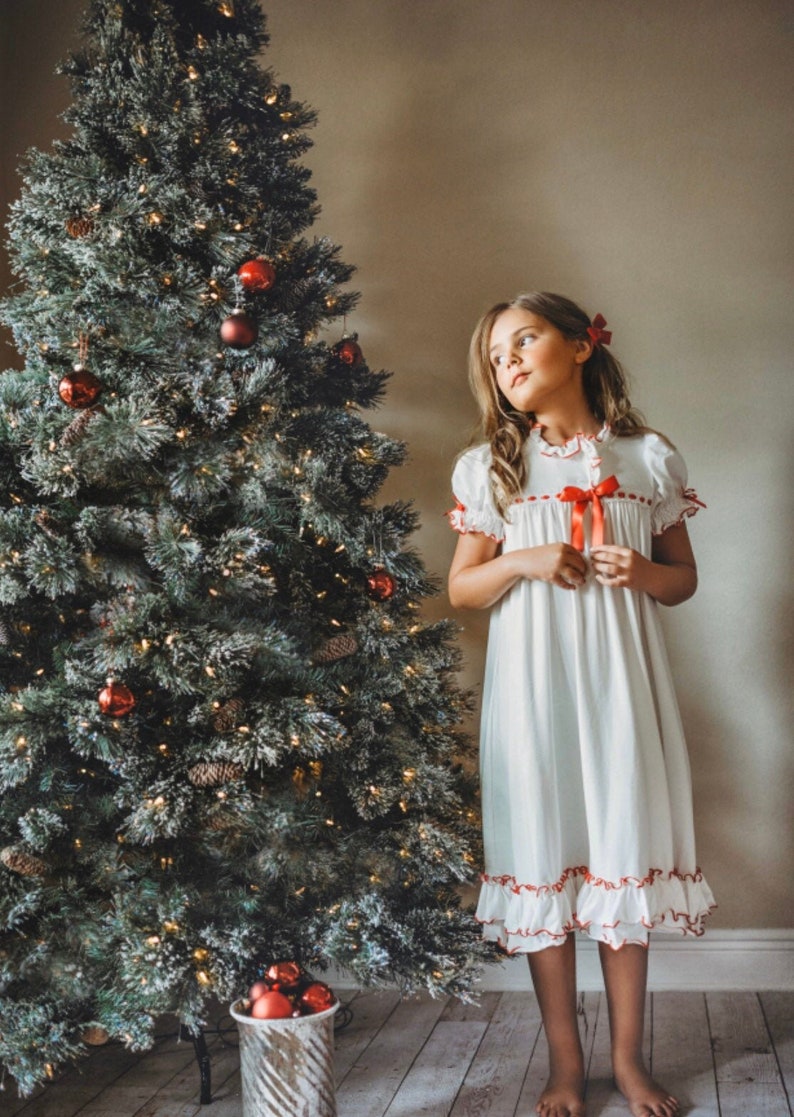 Nutcracker Clara Nightgowngirls Christmas Nightgownchristmas Etsy