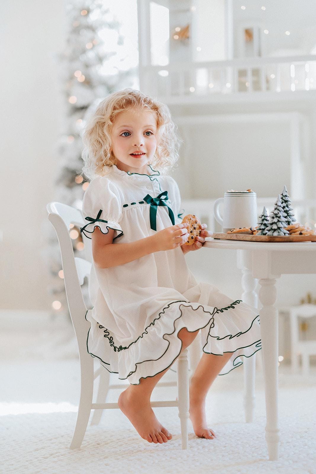 girls christmas pajama dress Gown Pajamas and year