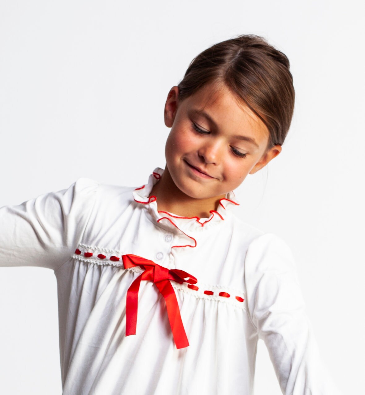 Long Sleeve Clara NightgownChristmas PajamasLong Sleeve Etsy