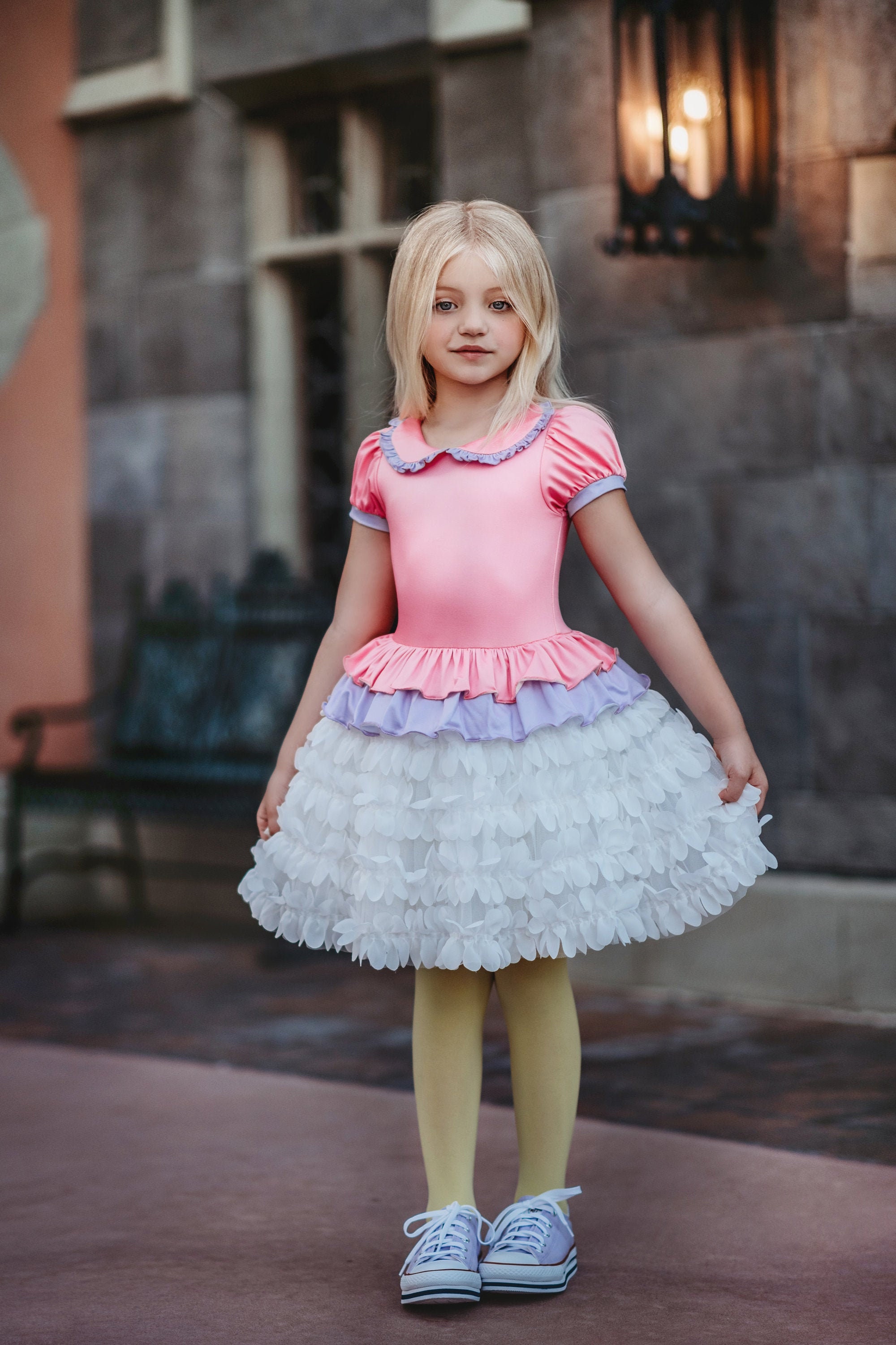 Daisy Duck Dress,disney Cosplay,girls Disney World Dress