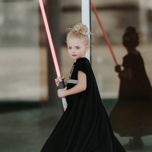 Long Star Wars dress,Darth vader costume,star wars cotton dress,halloween costume,toddler star wars costume,maxi dress,disney family outfit,