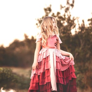 Hermione Yule Ball Dress for Girls - Wizard Costume - Chiffon Fancy Dress - Pageant or Cosplay Outfit - Ready to Ship
