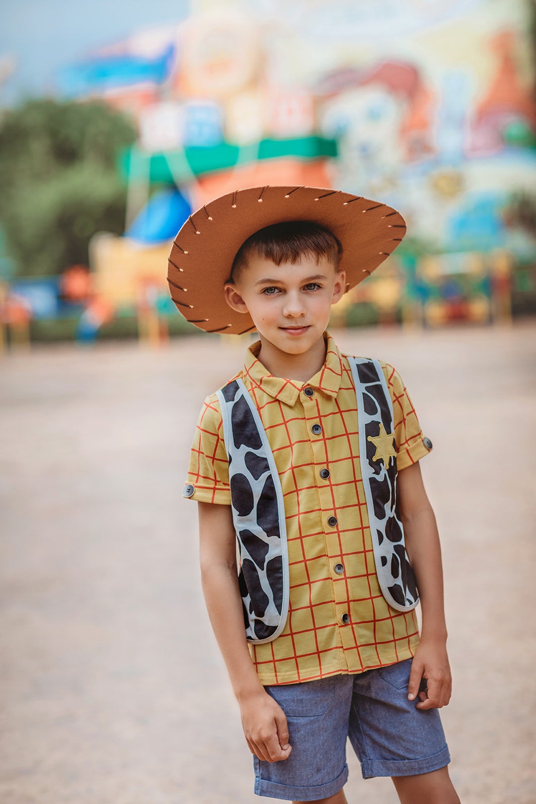 Toy Story Toddler Boys Woody Costume Zip-Up Hoodie Sweatshirt 