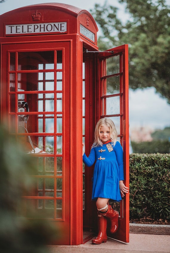 READY TO SHIP Paddington Bear Dress,early Reader Gift,gifts