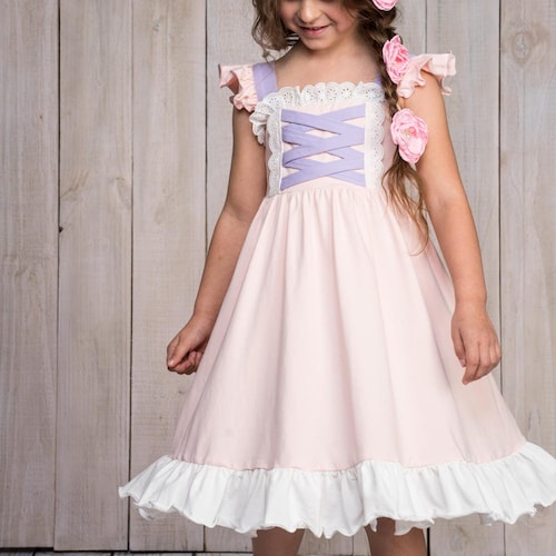 glitter free princess dresses Girl Formal Princess Dress Baby Girl Long Sleeve Cute Bow Knot Sequin Dress  Toddler Birthday Party Dress main image 0
