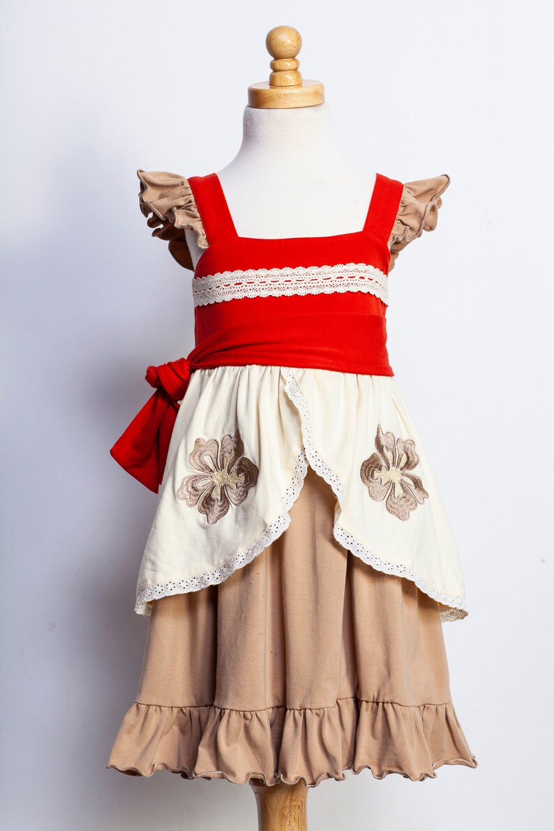 moana princess dress