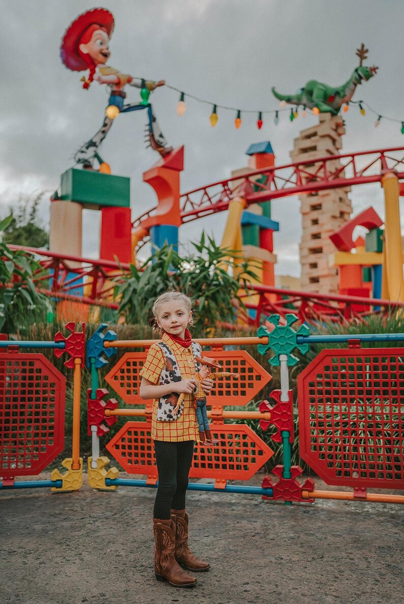 READY TO SHIP Woody Toy Story Costume,Boys Costumes,Toddler Costumes,Boys Halloween Costume,Family Disney Costume,Disney Shirt,Toy Story image 7