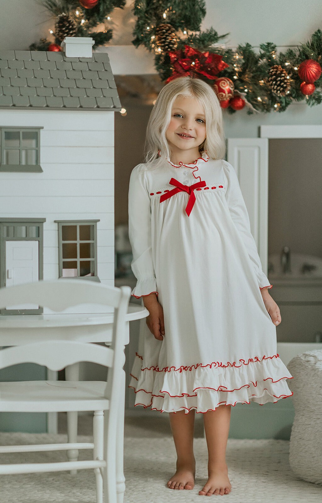 Long Sleeve Clara Nightgownchristmas 