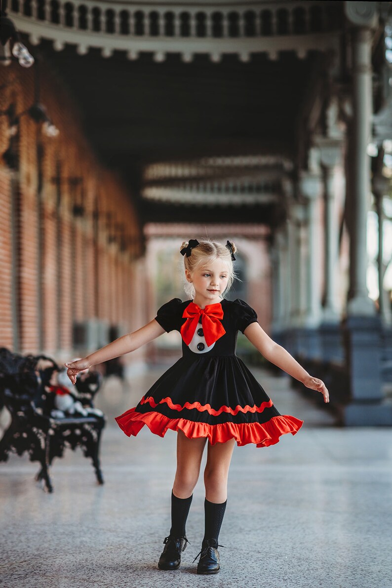 READY TO SHIP,Cat in the hat dress, dr. Seuss cosplay,100 days of school,cotton twirl dress,summer reading, elementary student,seussical image 4