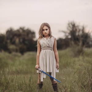 READY to SHIP Rey costume,Girls halloween costume,twirl dress,Star Wars Cosplay,Family halloween costume, star wars costumes,Disney inspired