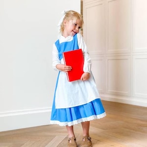 READY TO SHIP,Village Belle Costume,Beauty and the beast,Disney Princess Cosplay,machine washable princess costume,peasant belle image 2