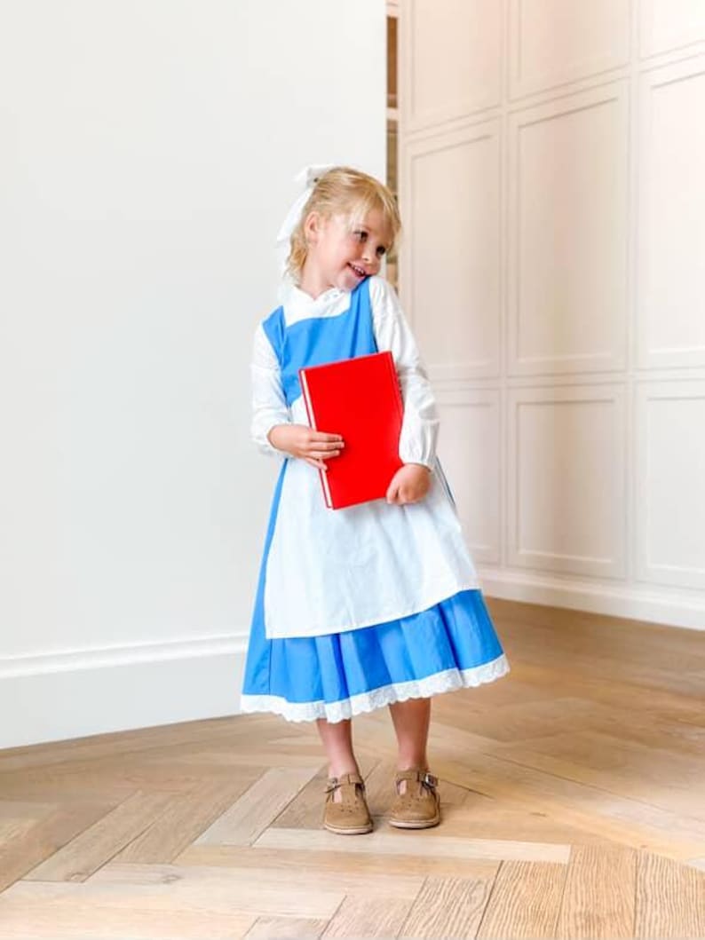 READY TO SHIP,Village Belle Costume,Beauty and the beast,Disney Princess Cosplay,machine washable princess costume,peasant belle image 2