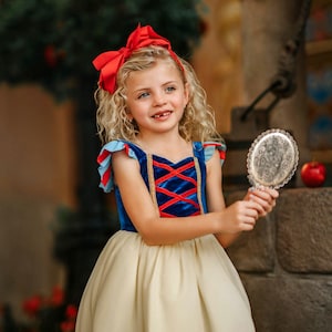 Snow White Princess Dress for Girls – Ballgown Costume – Toddler