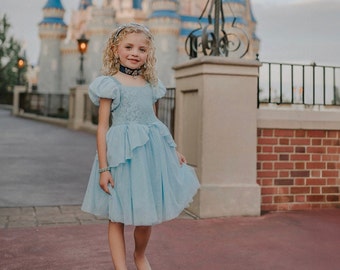 Cinderella Blue Ballgown,Princess Party,Disney Princess,Princess Birthday,Halloween Costume,Princess Cosplay,Princes Photos,Pageant,short