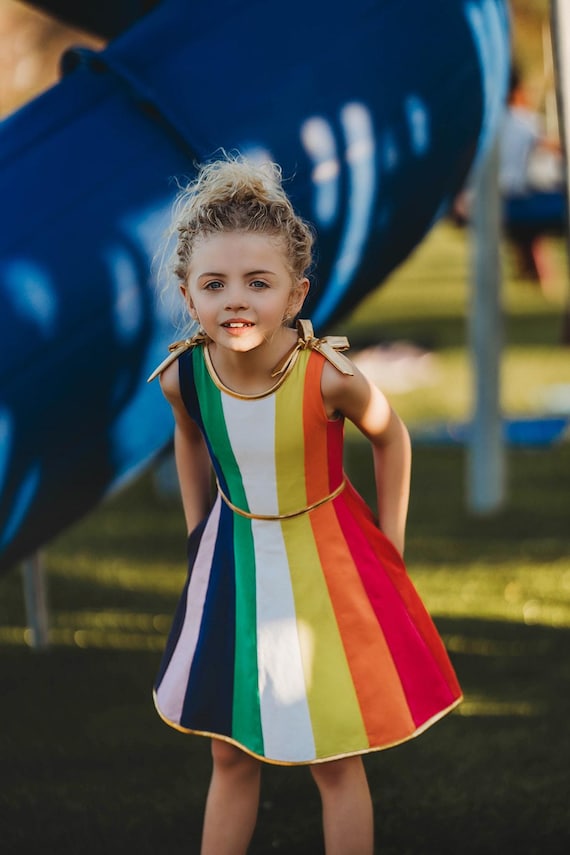 Rainbow Beach Ball Parade Dress, Girls Twirl, Girls Outfit, Cotton, summer fun, summer, toddler Outfit, Rainbow Beach Ball Parade Dress, Girls Twirl, Girls Outfit, Cotton, summer fun, summer, toddler Outfit,