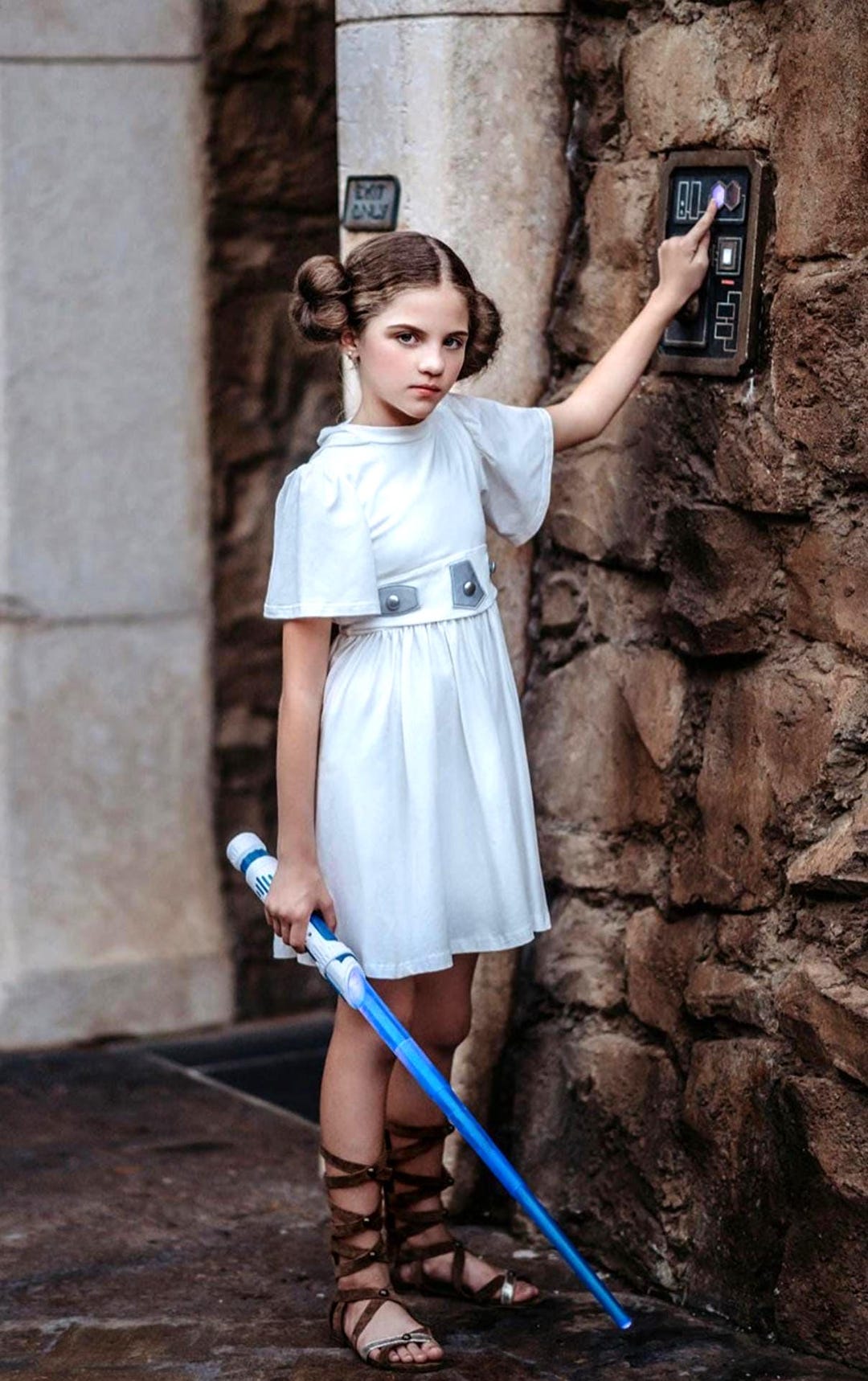 Princess Leia Costume for Girls Star Wars Dress-up Outfit Halloween or  Birthday Cosplay Toddler Jedi Costume Ready to Ship- Costume