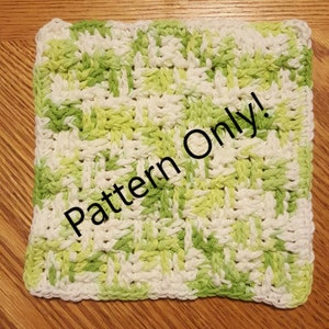 Basket Weave Wash Cloth Pattern