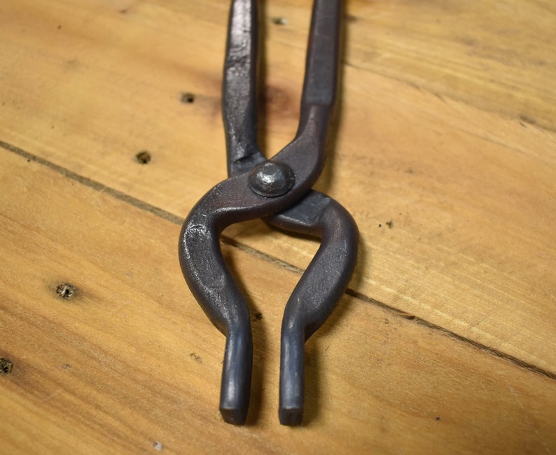 1/4'' Flat Bar Blacksmith Tongs Knifemaker Etsy