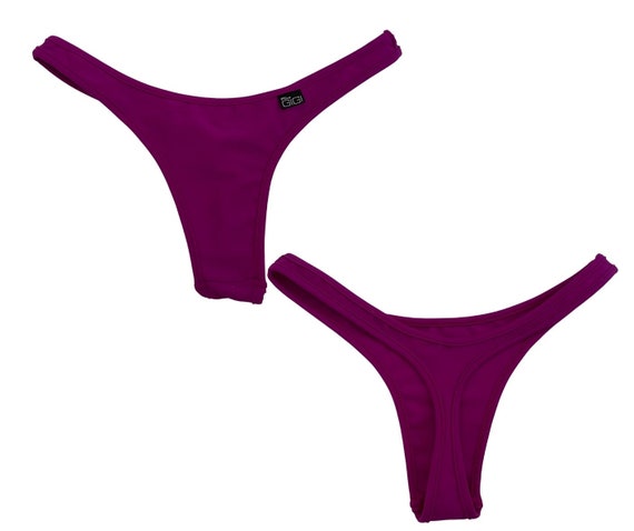 Women's thong bikini bottoms