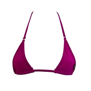 Magenta Micro Bikini Top, Tiny Bikini, Minimal Swimwear for Her, G