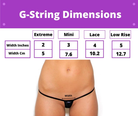 Low Rise Cotton Micro Thong G-string Panty Sexy Thong - Etsy Israel