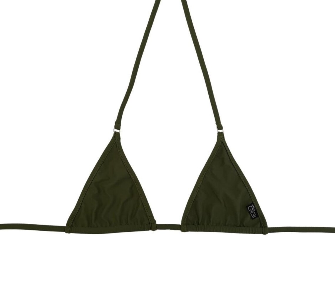 Agave Green Micro Bikini String Swimwear Minimal Coverage Top Micro 