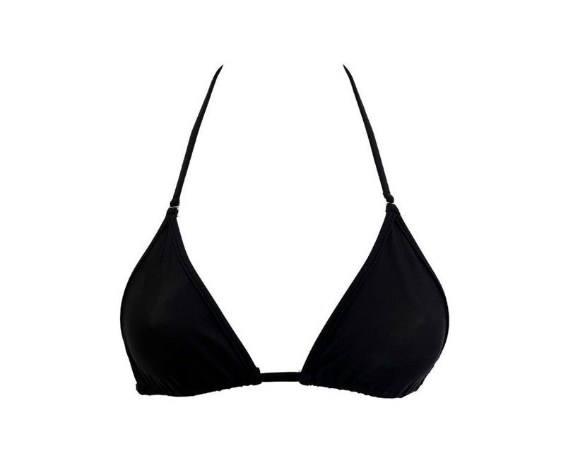 Black Micro Bikini String Swimwear Black Minimal Coverage - Etsy