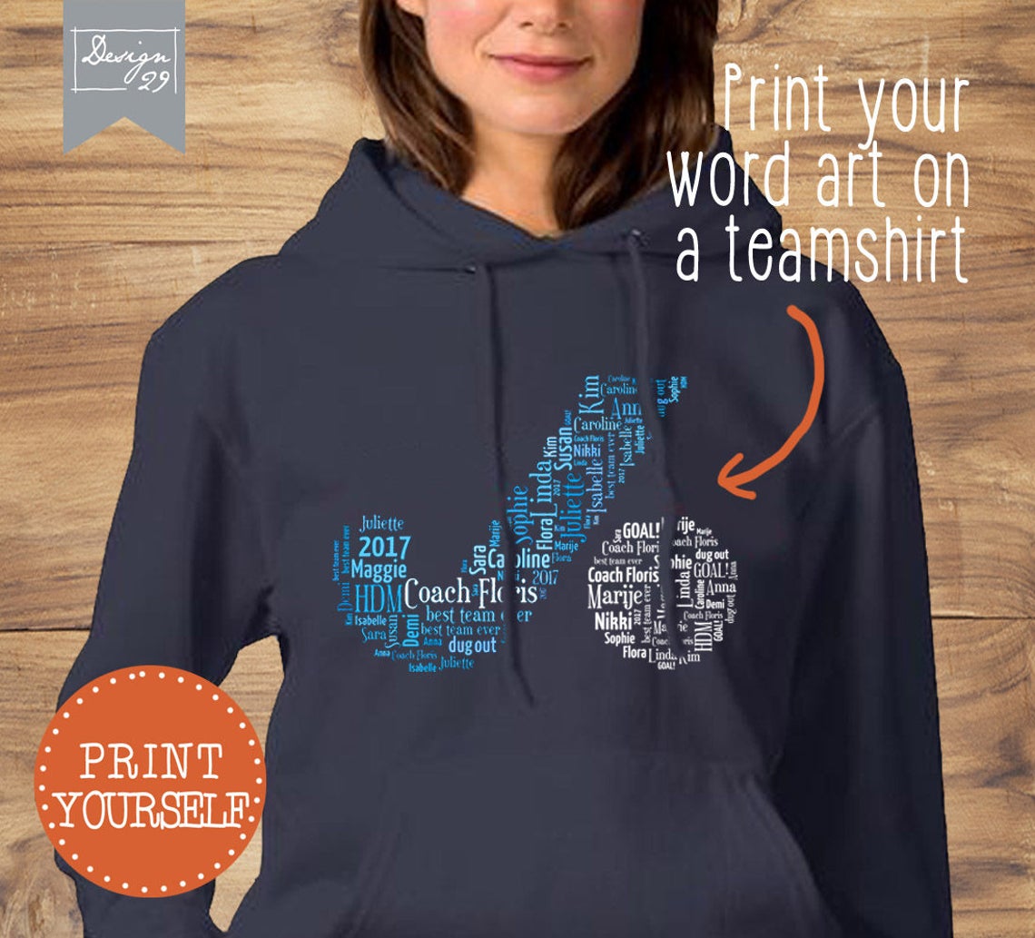 Field Hockey Your Team Names form a Hockeystick Coach Etsy