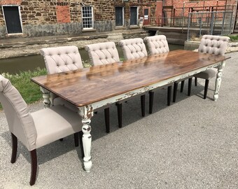 Farmhouse Dining Table Etsy