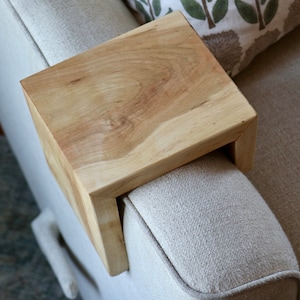 5" Soft Maple Armrest Table, Coffee Table, Living Room Table #32 (in stock)