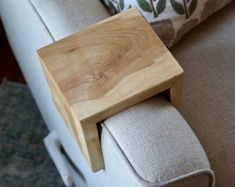 5" Soft Maple Armrest Table, Coffee Table, Living Room Table #32 (in stock)