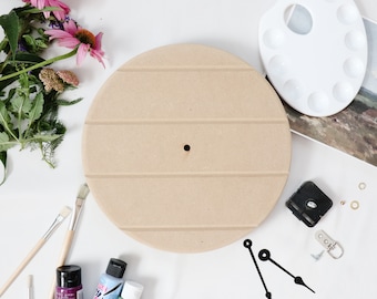 DIY Clock Kit Supplies, Wood Clock, Paint Your Own Clock, Custom Clock