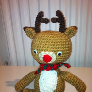 Baby Reindeer with Christmas Scarf