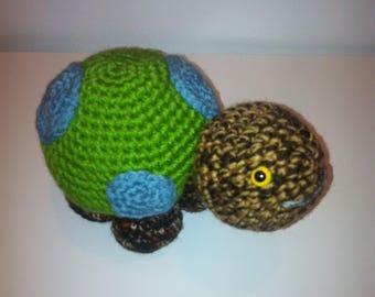 Green Turtle Amigurumi Soft Toy