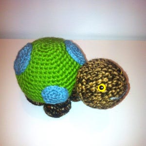 Green Turtle Amigurumi Soft Toy
