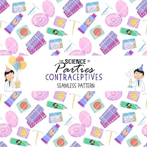 Patrones sin costuras para anticonceptivos • Planificación familiar • Scrapbooking • Sublimación • Uso comercial • Pequeñas empresas