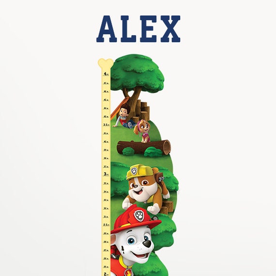 Paw Patrol Growth Chart