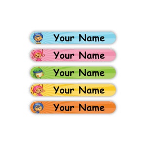 Team UmiZoomi™ Personalized Durable Waterproof Mini Labels for kids