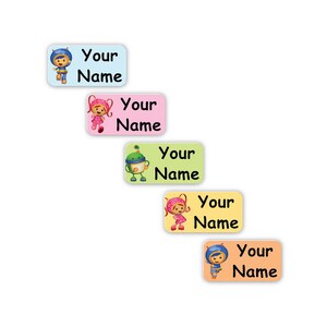 Team UmiZoomi™ Personalized Clothing Labels for tags, Stick-eez™ Clothing Labels for kids