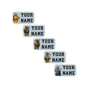 Teenage Mutant Ninja Turtles™ Personalized Clothing Labels for tags, Stick-eez™ Clothing Labels for kids