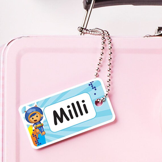 Team Umizoomi™ Personalized Mini Scuff-proof Bag Tags for Kids - Etsy
