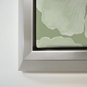 Nope Not Today by Elizabeth Medley Floating Silver Frame