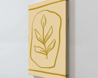 Pop Of Leaves Tan by Lucille Price