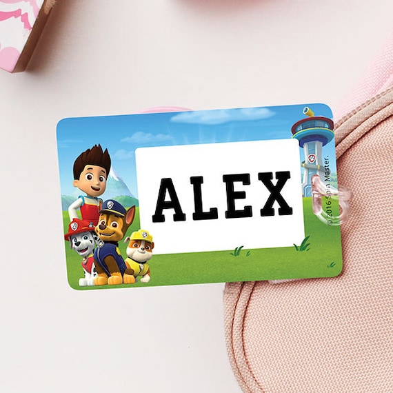 Paw patrol luggage tag deals